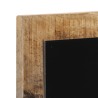Porte-manteaux muraux et 4 crochets 2 pcs bois manguier massif 