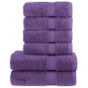 Ensemble de serviettes de qualité supérieure SOLUND 6pcs violet 