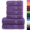 Ensemble de serviettes de qualité supérieure SOLUND 6pcs violet 