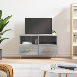 Meuble TV Sonoma gris 80x36x50 cm Bois d'ingénierie 
