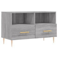 Meuble TV Sonoma gris 80x36x50 cm Bois d'ingénierie 