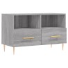 Meuble TV Sonoma gris 80x36x50 cm Bois d'ingénierie 