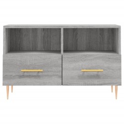 Meuble TV Sonoma gris 80x36x50 cm Bois d'ingénierie 