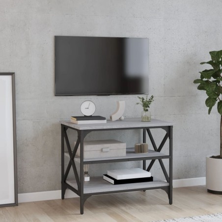 Meuble TV Sonoma gris 60x40x50 cm Bois d'ingénierie 
