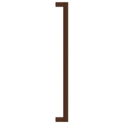 Poignées d'armoire 10 pcs bronze 320 mm acier inoxydable 