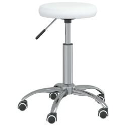 Chaise de salle à manger Blanc Similicuir  