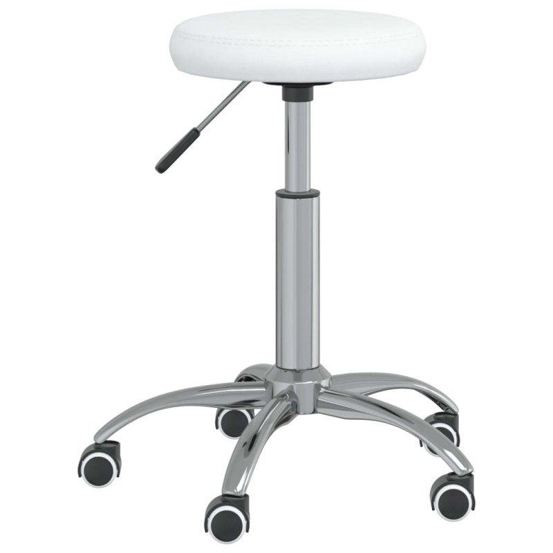 Chaise de salle à manger Blanc Similicuir  