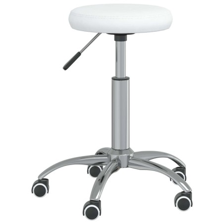 Chaise de salle à manger Blanc Similicuir  
