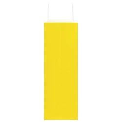 Sacs en papier 50 pcs avec poignées jaune 45x17x48 cm 