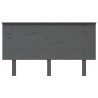 Tête de lit Gris 144x6x82,5 cm Bois massif de pin 