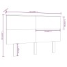 Tête de lit Gris 144x6x82,5 cm Bois massif de pin 