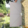 Auvent latéral pliable de terrasse Crème 300 x 150 cm 