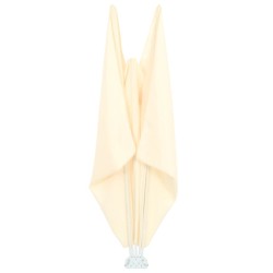 Auvent latéral pliable de terrasse Crème 300 x 150 cm 