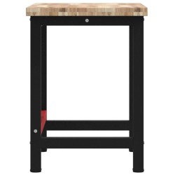 Établi 100x60x83 cm bois massif d'acacia rectangulaire 