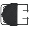 Table de balcon Noir 60x64x83,5 cm Plastique Aspect de rotin 