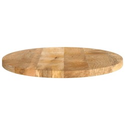 Dessus de table Ø 50x2,5 cm rond bois de manguier massif 
