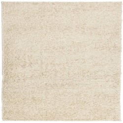 Tapis shaggy PAMPLONA poils longs moderne doré 160x160 cm 