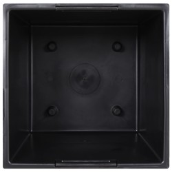 Jardinière et intérieur amovible anthracite 21 /49 L rotin PP 