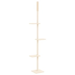 Arbre à chat du sol au plafond Crème 267,5-297,5 cm 