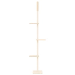 Arbre à chat du sol au plafond Crème 267,5-297,5 cm 