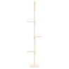 Arbre à chat du sol au plafond Crème 267,5-297,5 cm 