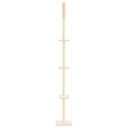 Arbre à chat du sol au plafond Crème 267,5-297,5 cm 