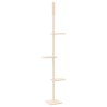 Arbre à chat du sol au plafond Crème 267,5-297,5 cm 