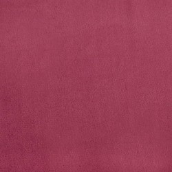 Repose-pied Rouge bordeaux 60x50x41 cm Velours 