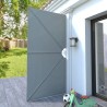 Auvent latéral pliable de terrasse Gris 300 x 150 cm 