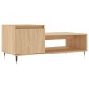 Table basse Chêne sonoma 100x50x45 cm Bois d'ingénierie 