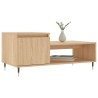 Table basse Chêne sonoma 100x50x45 cm Bois d'ingénierie 
