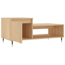Table basse Chêne sonoma 100x50x45 cm Bois d'ingénierie 