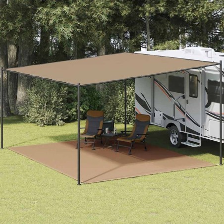 Tapis de tente 400x500 cm Taupe 
