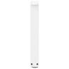 Pieds de table basse en forme de V, 2 pièces, blanc, 28 x (42-43,3) cm, acier 