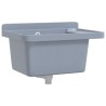Lavabo pour montage murale gris 50x35x24 cm résine 