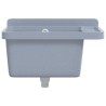 Lavabo pour montage murale gris 50x35x24 cm résine 
