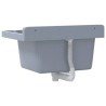 Lavabo pour montage murale gris 50x35x24 cm résine 