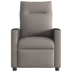 Fauteuil de massage inclinable Taupe Tissu 
