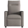 Fauteuil de massage inclinable Taupe Tissu 