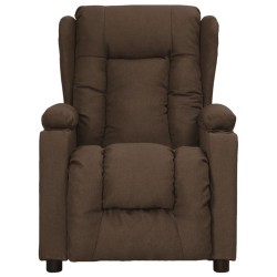 Fauteuil inclinable Marron Tissu 
