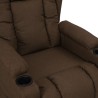 Fauteuil inclinable Marron Tissu 
