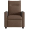 Fauteuil de massage inclinable Marron Tissu 