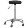 Chaise pivotante de bureau Noir Similicuir 
