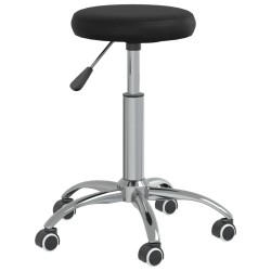 Chaise pivotante de bureau Noir Similicuir 