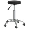 Chaise pivotante de bureau Noir Similicuir 