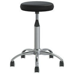 Chaise pivotante de bureau Noir Similicuir 