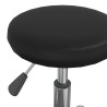 Chaise pivotante de bureau Noir Similicuir 