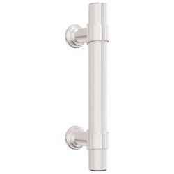 Poignées d'armoire 20 pcs argenté 64 mm acier inoxydable 