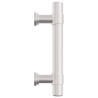 Poignées d'armoire 20 pcs argenté 64 mm acier inoxydable 