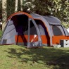 Tente familiale 6 personnes orange imperméable 